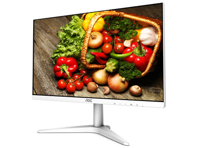 AOC 27B1H_WW白色 27寸液晶显示器 IPS屏 不闪屏 爱眼更健康 HDMI+VGA【799.0】