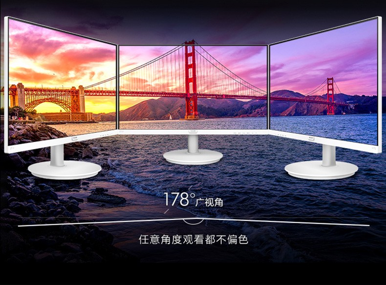 飞利浦 221V8LS 21.5英寸电脑显示器75Hz电竞游戏PS4绘图设计hdmi全高清滤蓝光22微边框 黑色【599.0】