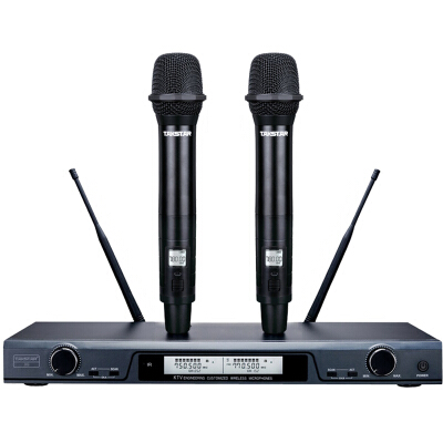 得胜（TAKSTAR） X5 U段无线话筒一拖二充电麦克风家用K歌演出会议主持麦克风 黑色_银色【1388.0】