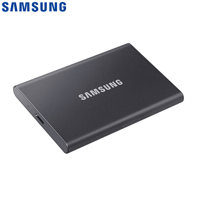 三星移动固态硬盘T7 1TB Type-c USB 3.2 SAMSUNG T7 灰色 NVMe传输速度1050MB_s 超薄时尚【899.0】